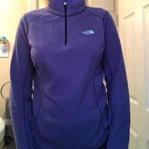 North Face half zip sweatshirt